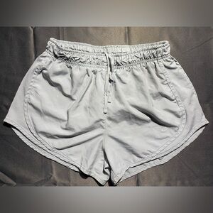 Nike Women's Light Gray Athletic Shorts